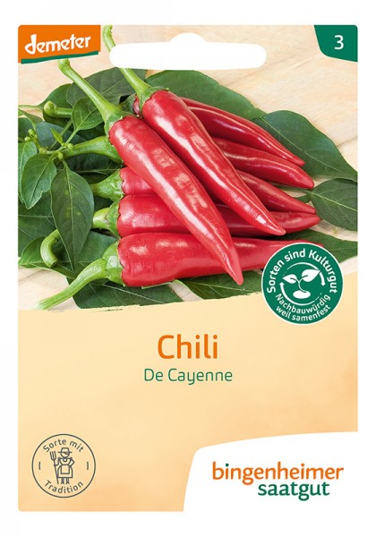 Chili De Cayenne (Bio-Saatgut)