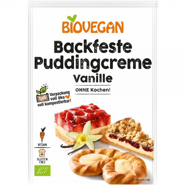 Bio Backfeste Puddingcreme (Vanille) 50g
