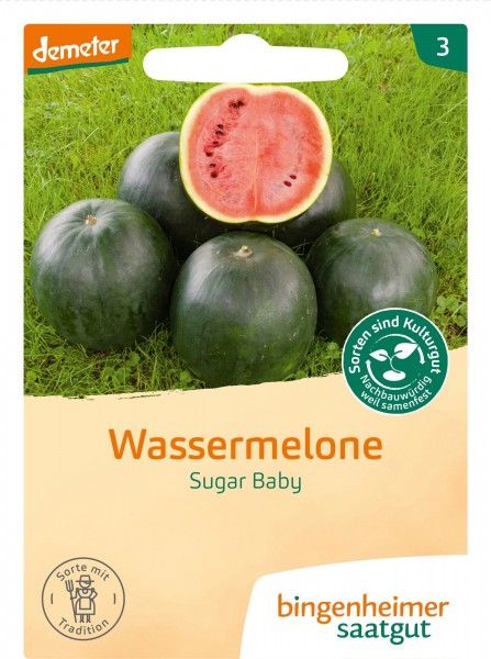 Wassermelone Sugar Baby (Bio Saatgut)