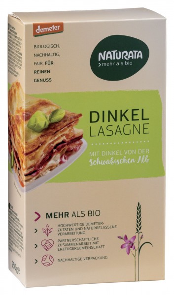 Bio Dinkel Lasagne