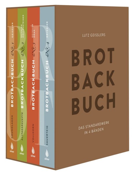 Brotbackbücher im Schuber (Lutz Geißler) Nr.1 - Nr.4