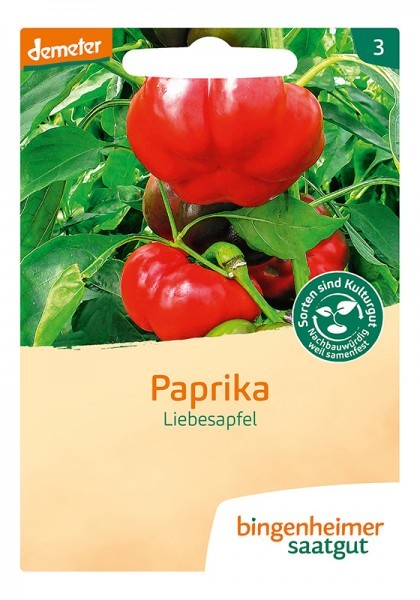 Paprika Liebesapfel (Bio-Saatgut)