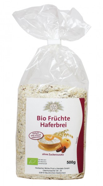 Bio Früchte Haferbrei / Porridge (500g)