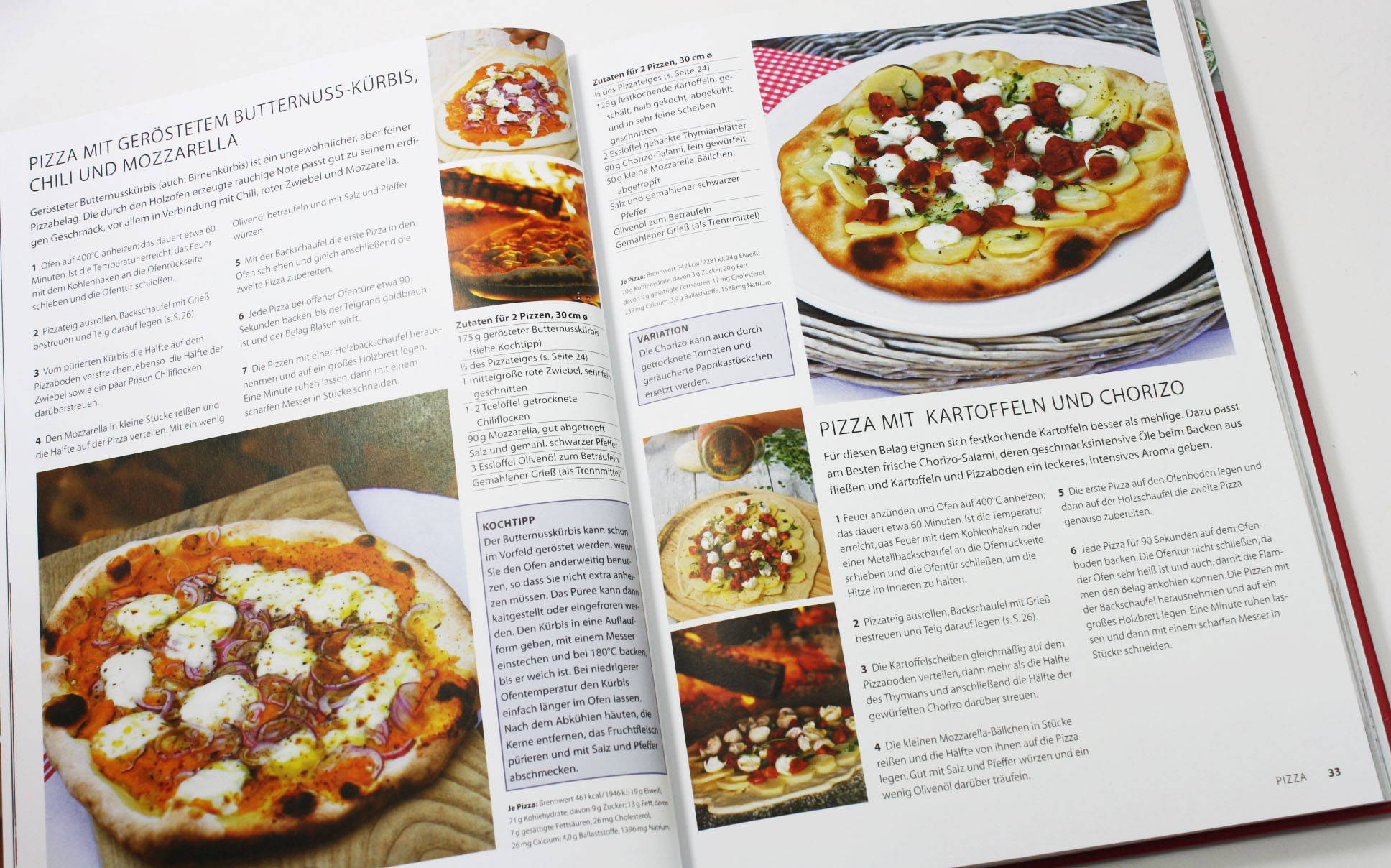 70 Rezepte Pizza oder Brote NEU! Das Holzbackofen Kochbuch für den Garten 